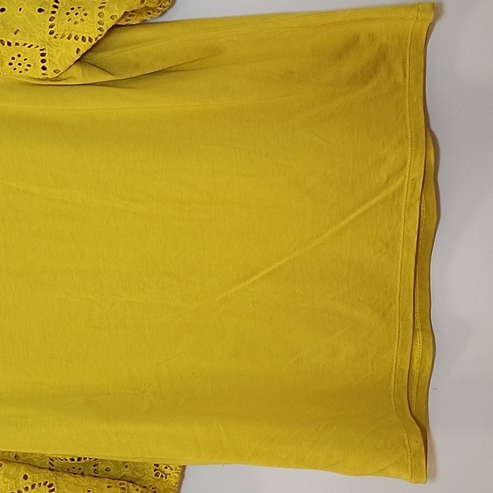 Boden Abigail Embroidered Eyelet  Puff Sleeves Buttery-soft  Blouse Sz 10 - Picture 14 of 16